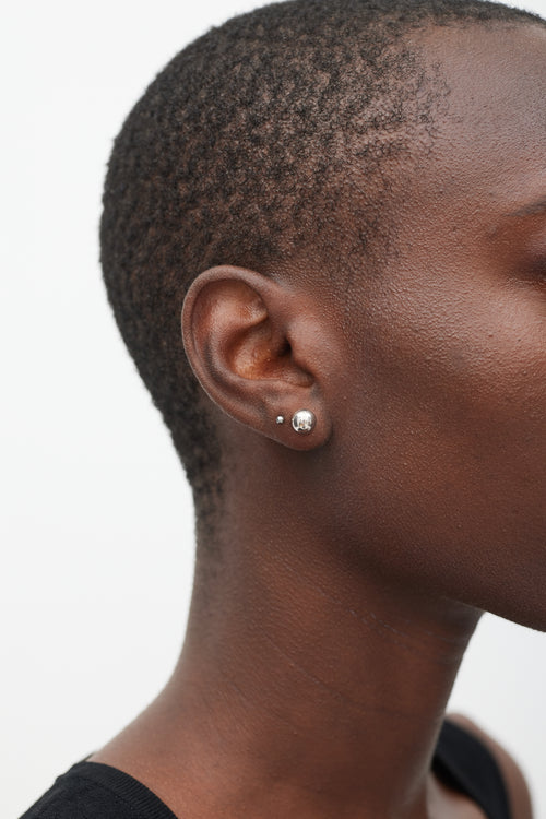 Tiffany & Co. Silver Hardwear Ball Stud Earrings