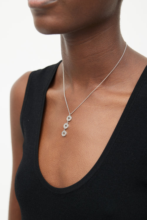 Tiffany & Co. Sterling Silver 1837 Triple Circle Necklace