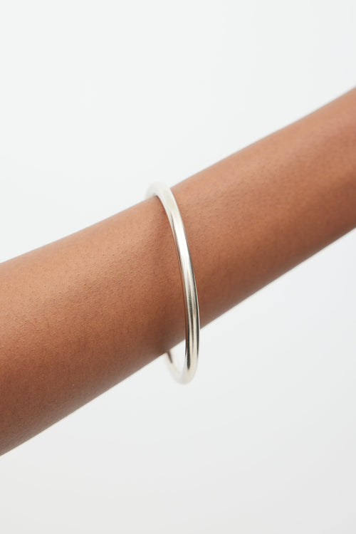 Tiffany & Co. Silver Round Bangle