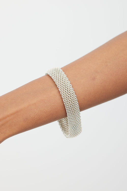 Tiffany & Co. Silver Somerset Mesh Bracelet