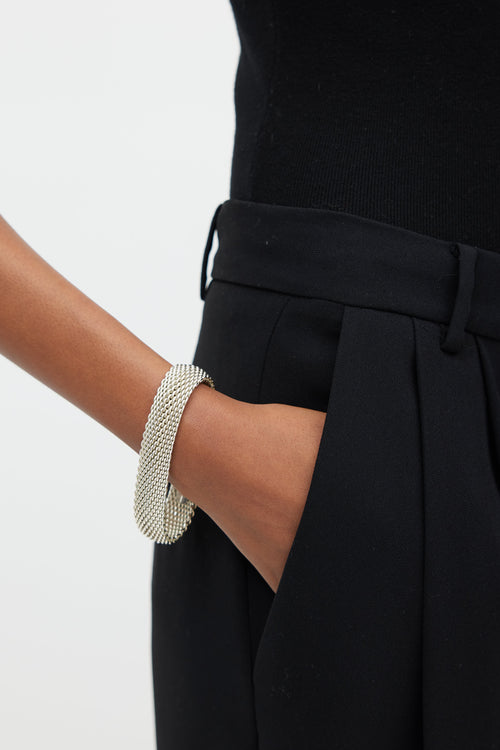 Tiffany & Co. Silver Somerset Mesh Bracelet