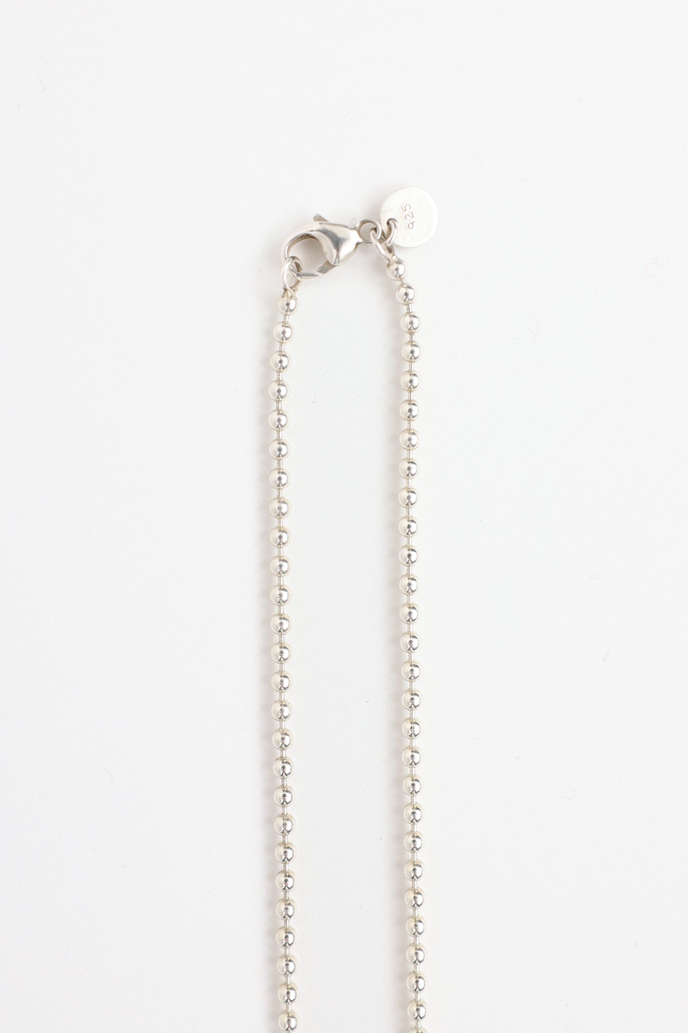 Tiffany & Co. Sterling Silver Bead Ball Necklace