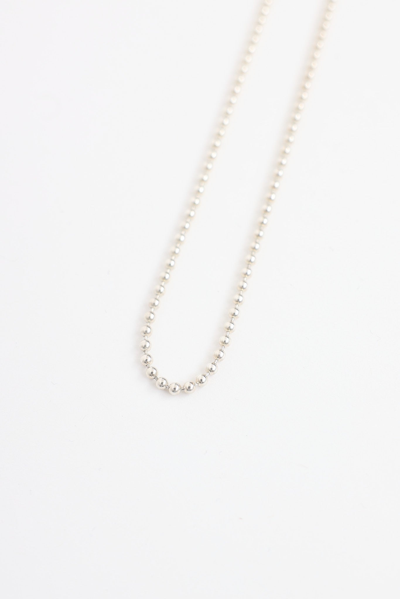 Tiffany & Co. Sterling Silver Bead Ball Necklace