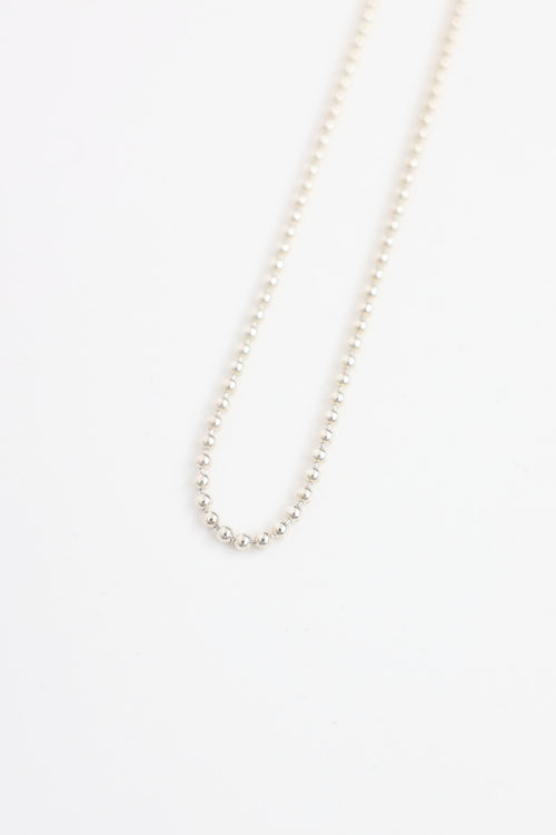 Tiffany & Co. Sterling Silver Bead Ball Necklace