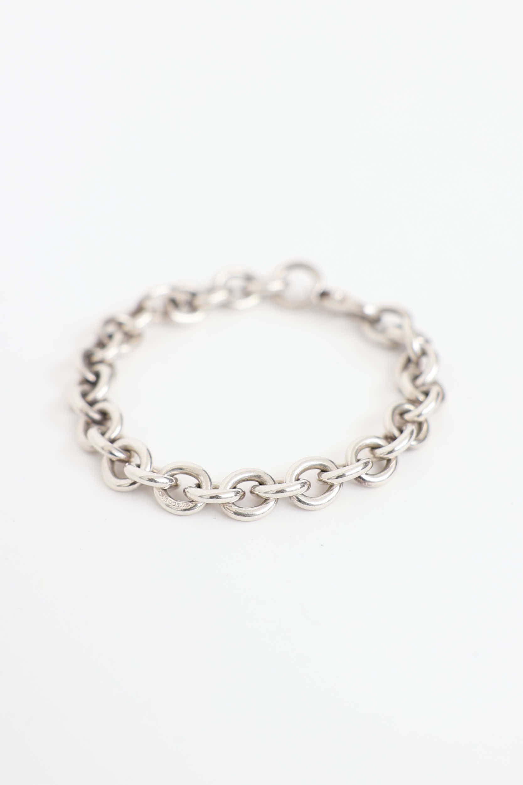 Tiffany & Co. Sterling Silver Round Link Bracelet