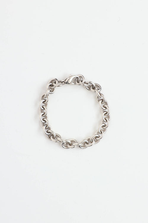 Tiffany & Co. Sterling Silver Round Link Bracelet