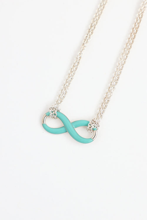 Tiffany & Co. Sterling Silver Infinity Pendant Necklace