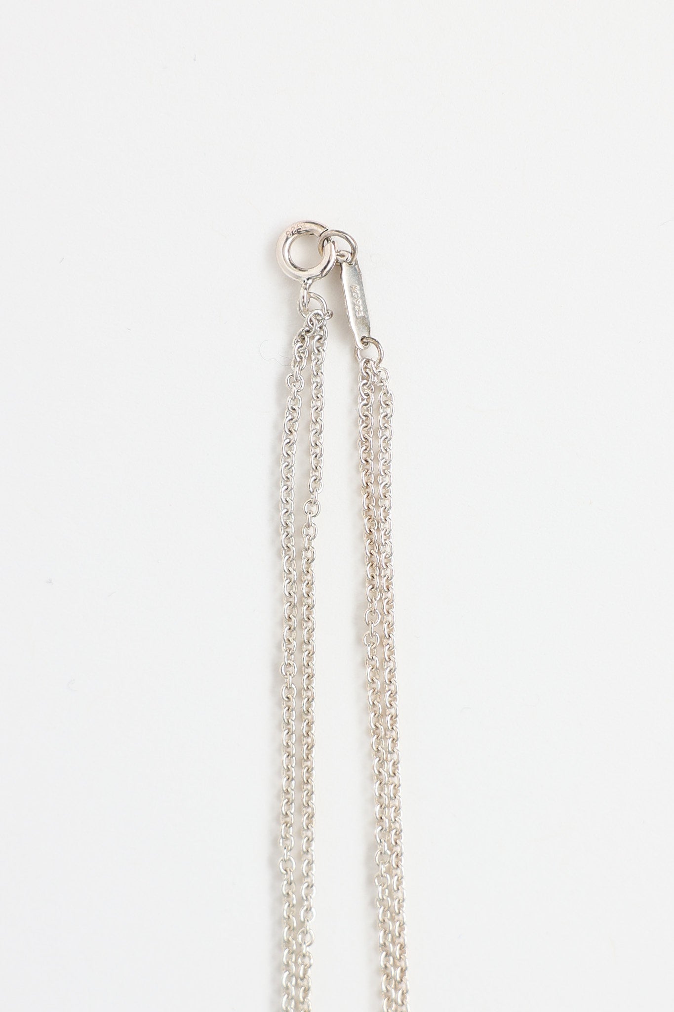Tiffany & Co. Sterling Silver Infinity Pendant Necklace