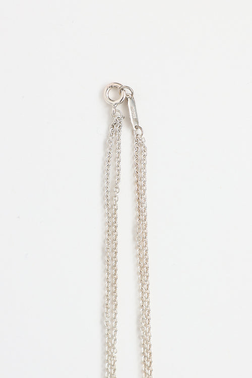 Tiffany & Co. Sterling Silver Infinity Pendant Necklace