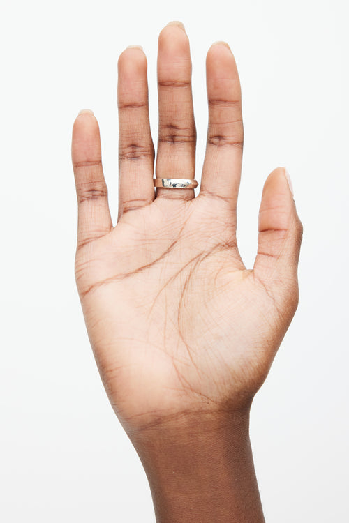 Tiffany & Co. 18K White Gold T1 Ring