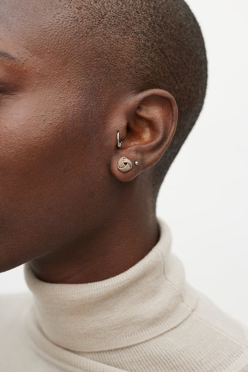 Tiffany & Co. Sterling Silver Twist Earrings