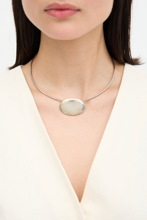 Tiffany & Co. Sterling Silver Disc Necklace