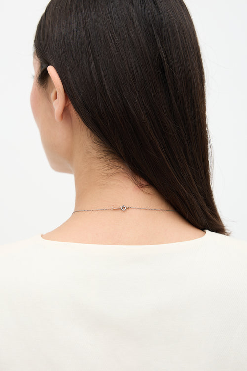 Tiffany & Co. Sterling Silver Four Heart Clover Necklace