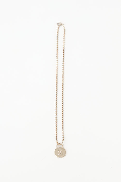 Tiffany & Co. Sterling Silver Padlock Necklace