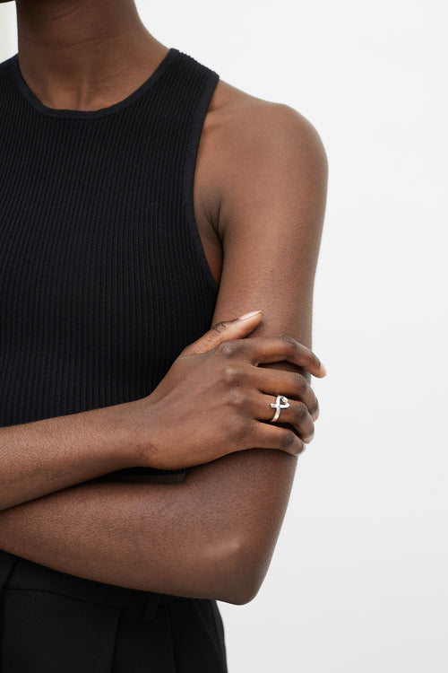 Tiffany & Co. x Paloma Picasso Silver Loving Heart Ring