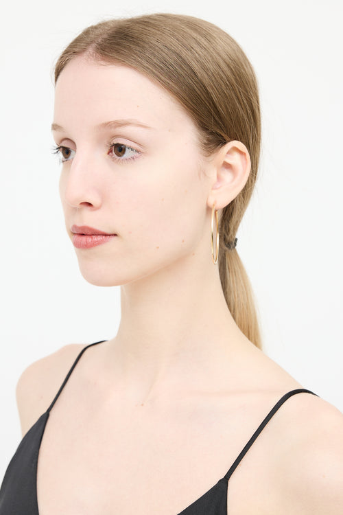 Tiffany & Co. 18K Yellow Gold Hoop Earrings