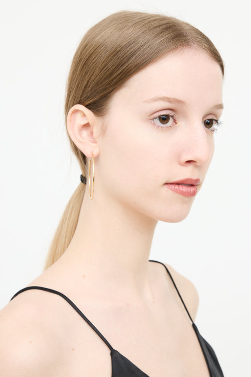 Tiffany & Co. 18K Yellow Gold Hoop Earrings