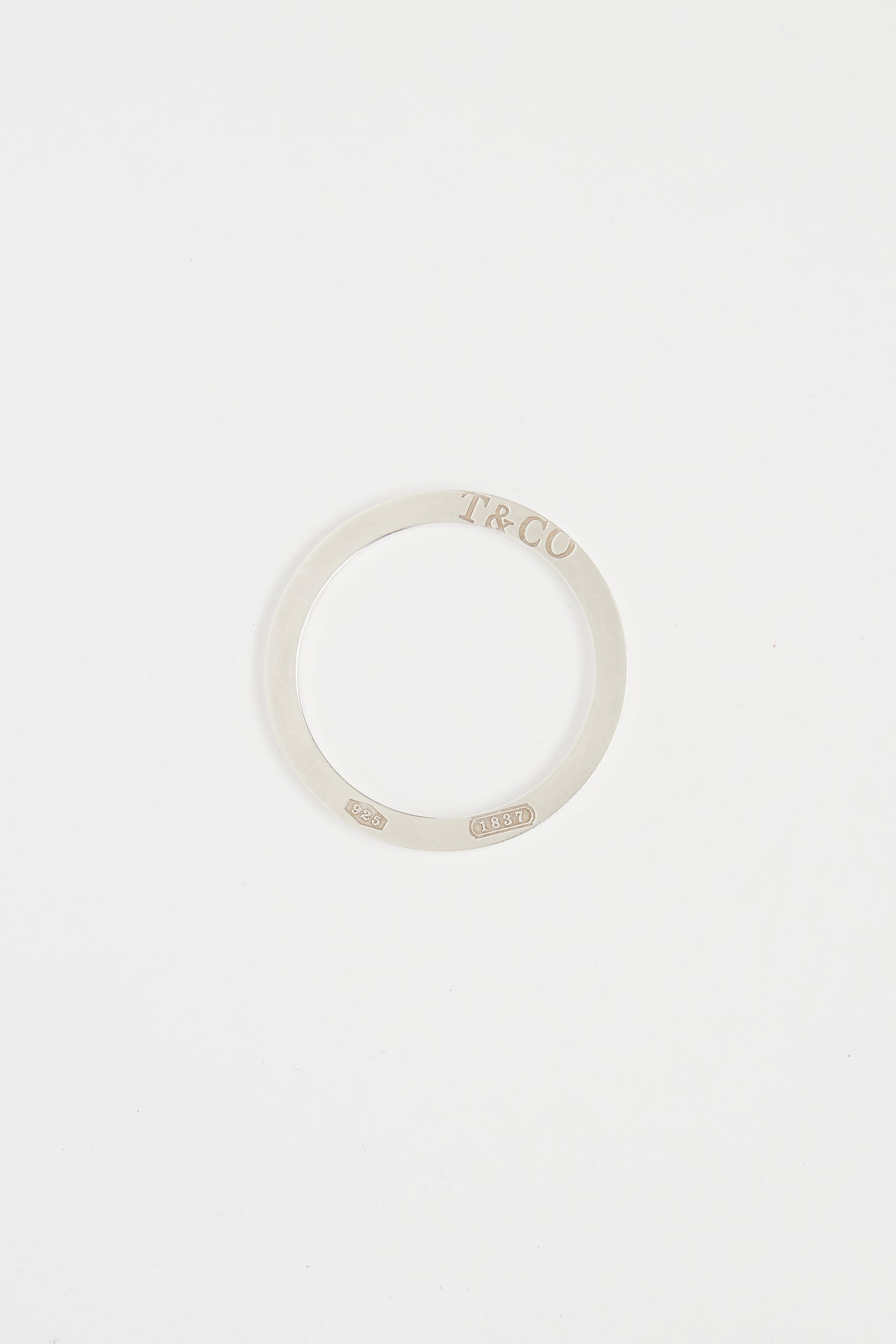 Tiffany & Co. Sterling Silver 1837 Circle Bangle Bracelet