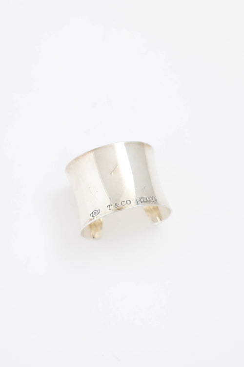 Tiffany & Co. Sterling Silver 1837 Wide Band Cuff