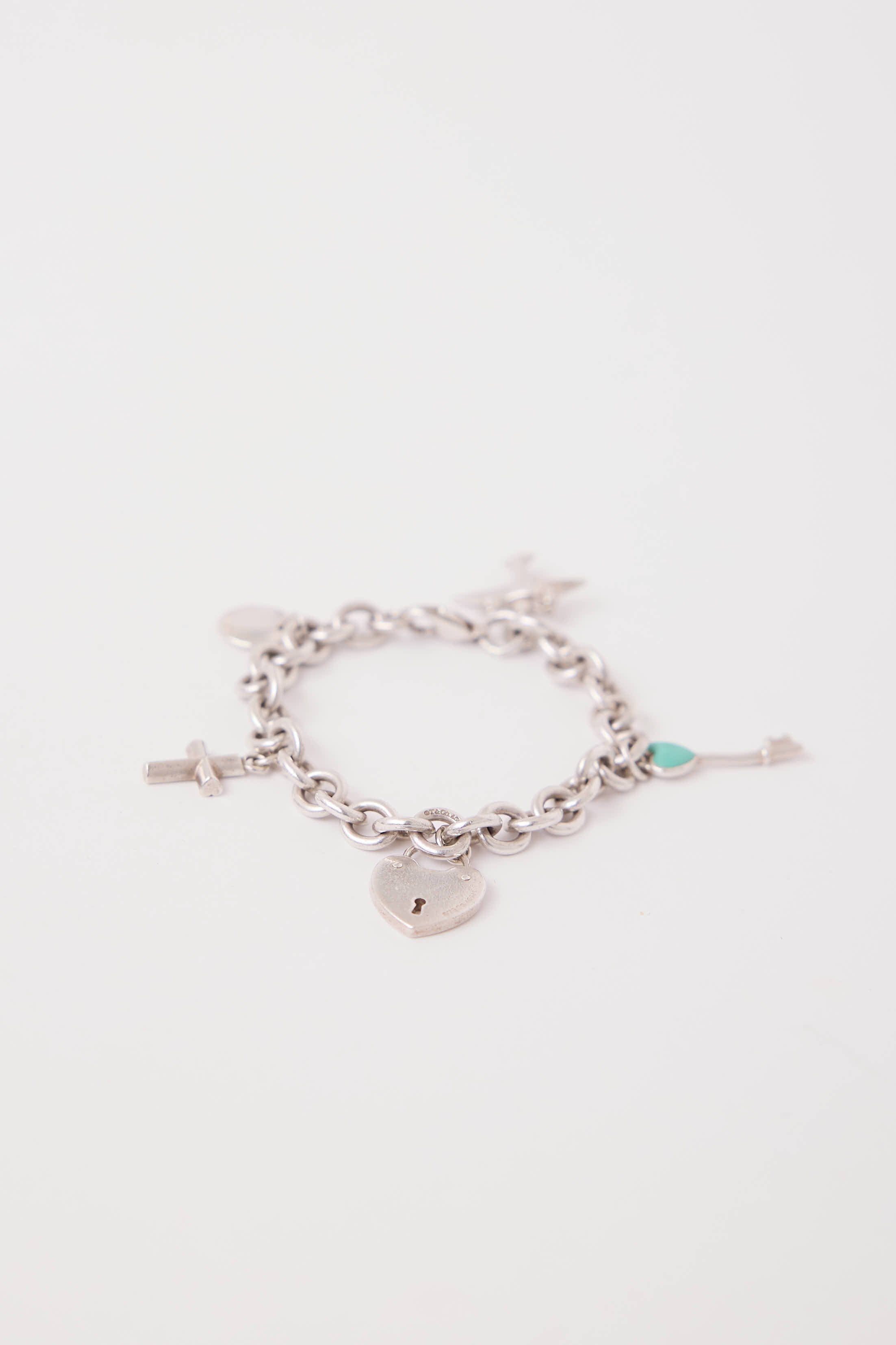 Tiffany & Co. Sterling Silver Charm Bracelet