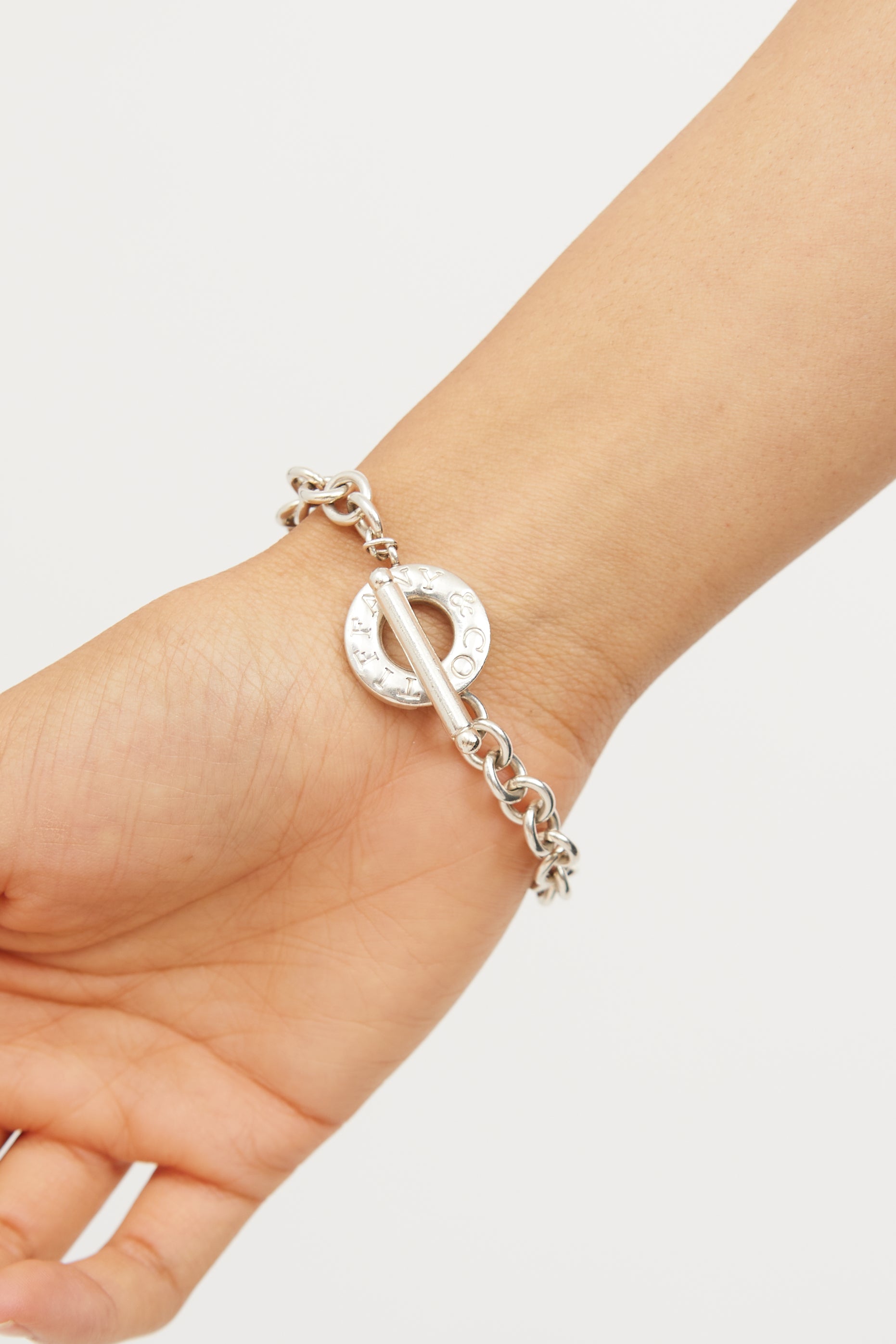 Sterling Silver Heart 'Please Return to Tiffany' Bracelet