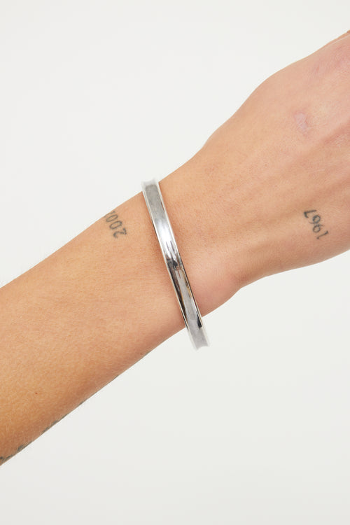 Tiffany & Co. Sterling Silver 1837 Narrow Bangle Bracelet
