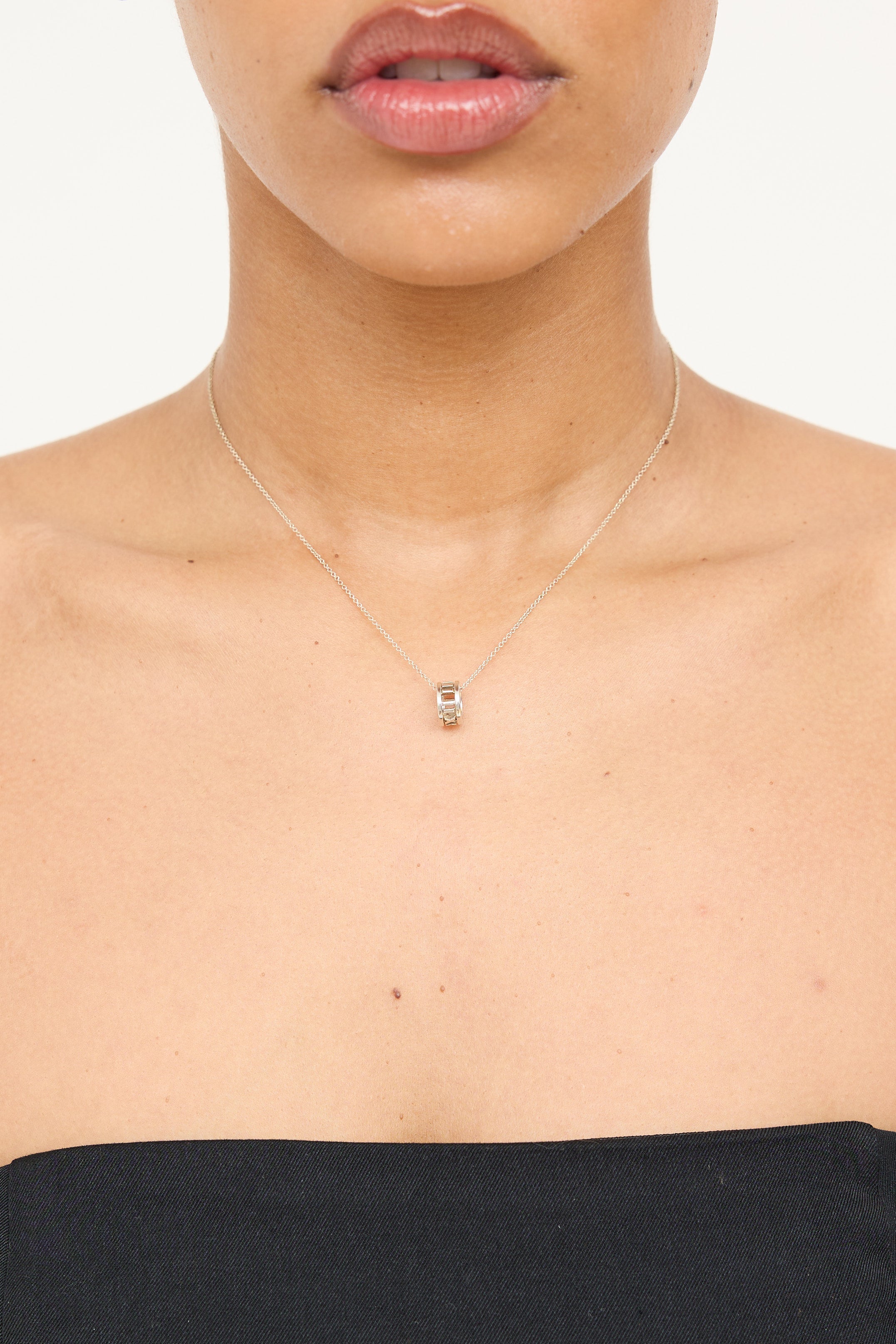 Tiffany & Co. Sterling Silver Open Atlas Necklace