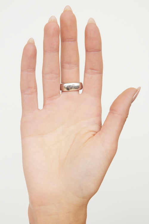Tiffany & Co. Sterling Silver Rounded Square Ring