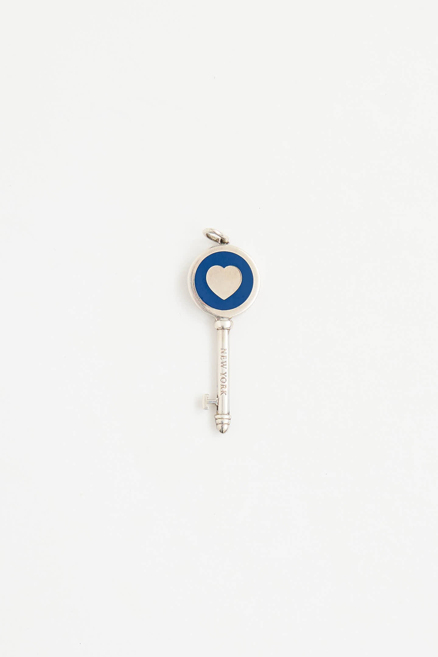 Tiffany & Co.Sterling Silver Heart Key Pendant