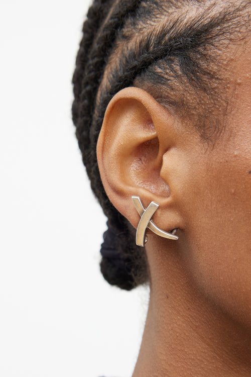 Tiffany & Co.Sterling Silver Kiss Earrings