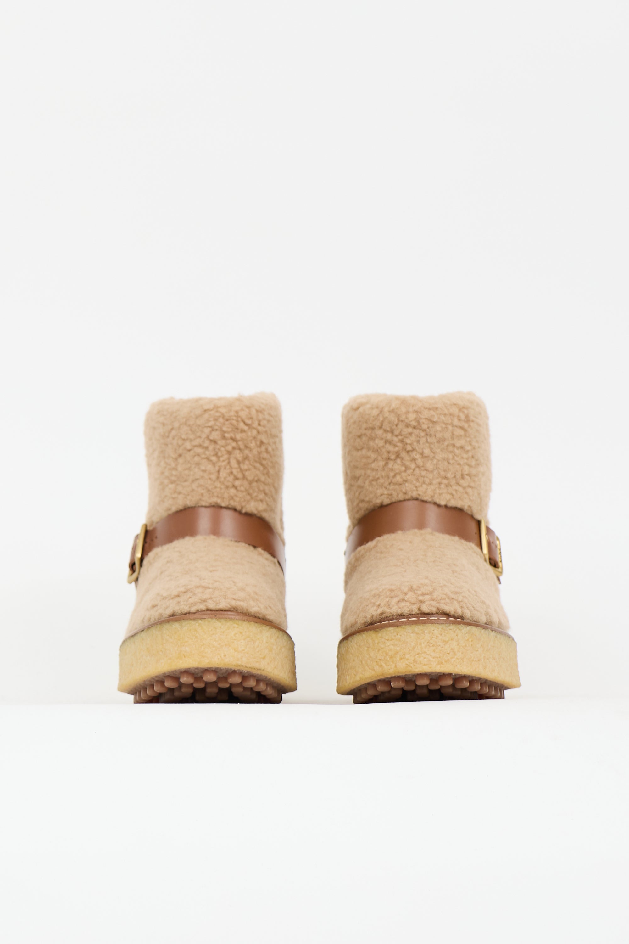 Tod's Shearling Platform Boot
