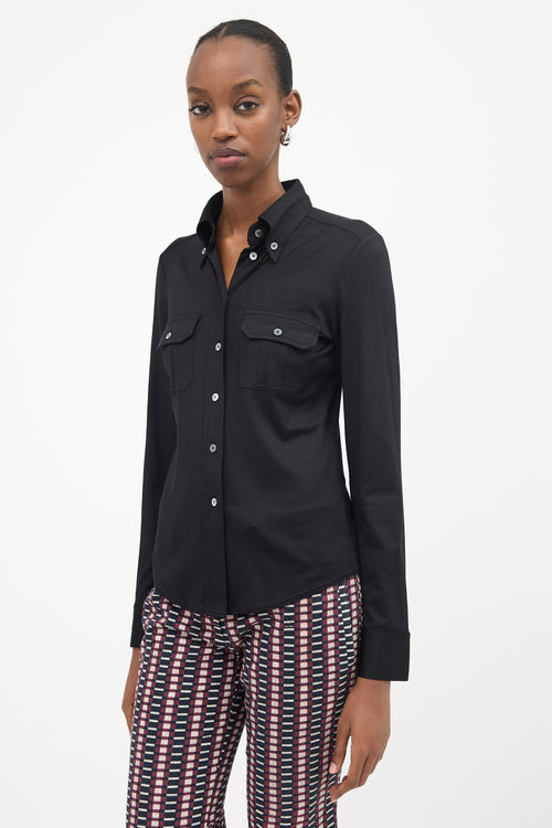 Tod's Silk Pocket Shirt