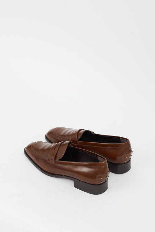Tod's Brown Leather Penny Loafer