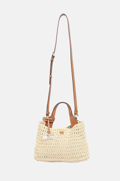 Tod's Apa Raffia Micro Bag