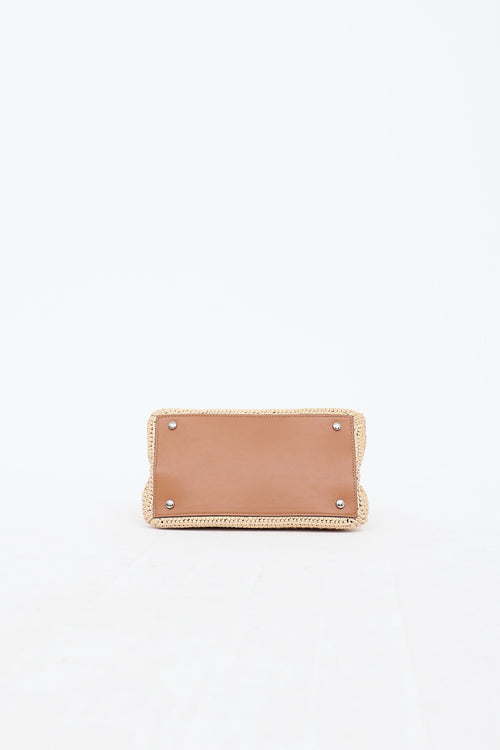 Tod's Apa Raffia Micro Bag