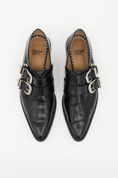 Toga Pulla Leather Western Loafer
