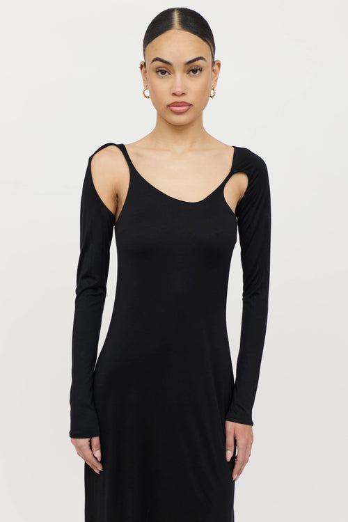 Tom Ford Silk Cut Out Maxi Dress