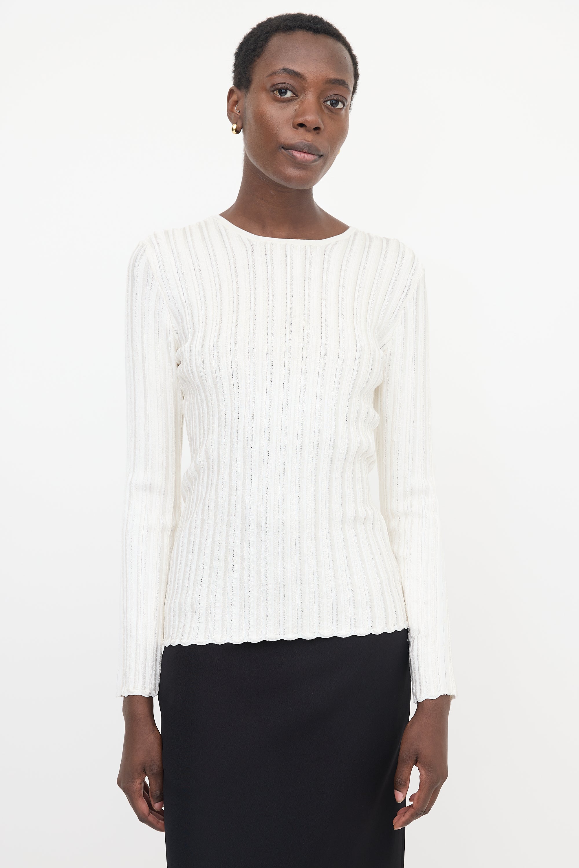 Tom Ford Drop Rib Knit Top