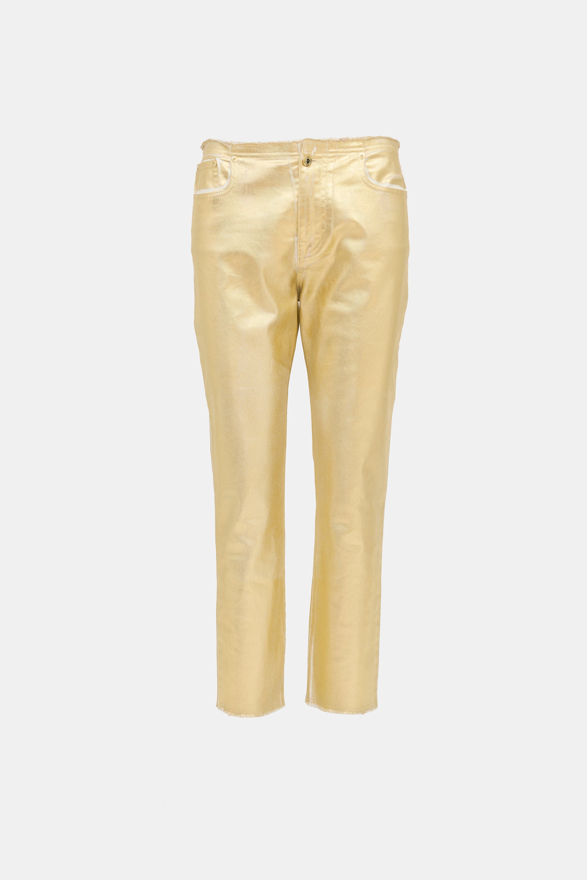 Tom Ford Metallic Coated Jeans
