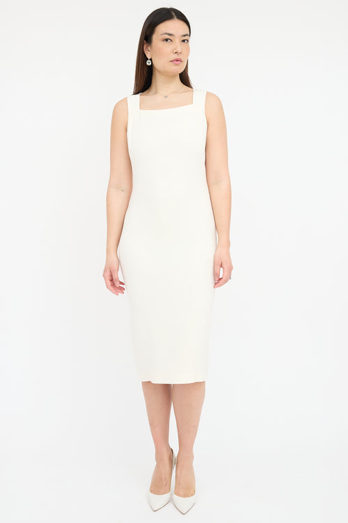 Tom Ford Silk Crepe Cape Dress