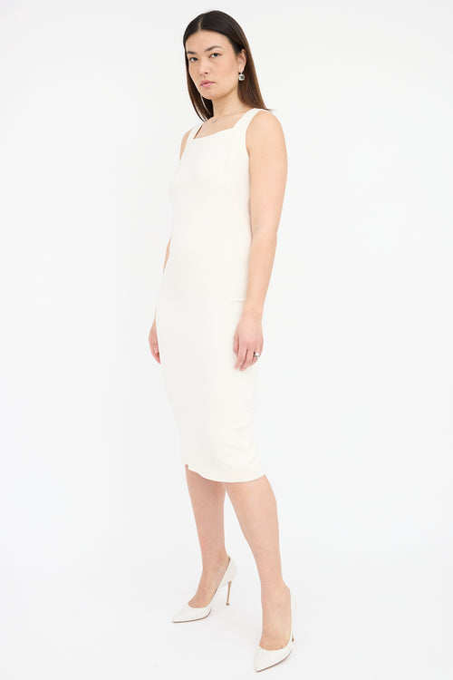 Tom Ford Silk Crepe Cape Dress