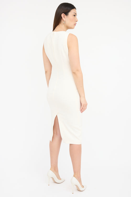 Tom Ford Silk Crepe Cape Dress