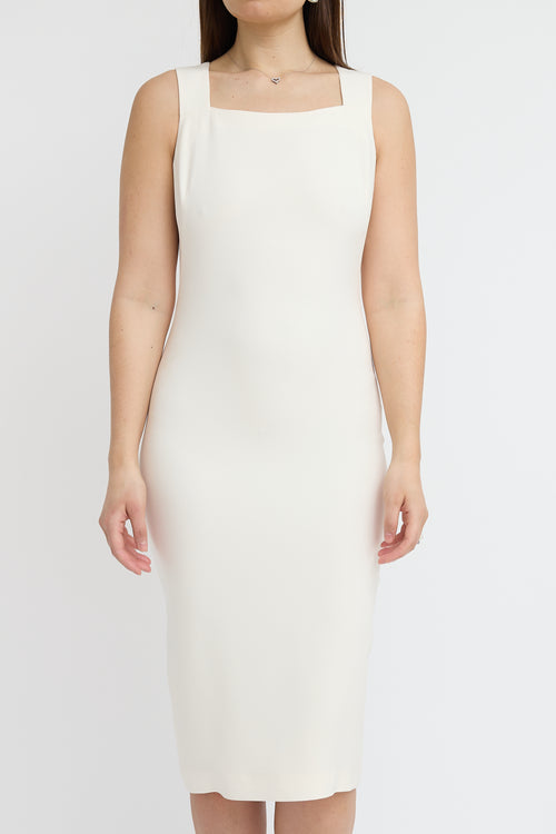 Tom Ford Silk Crepe Cape Dress