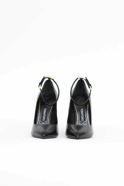 Tom Ford Padlock Pointy Naked Sandal