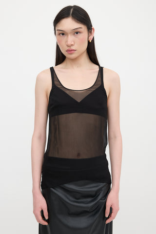 Tom Ford Crepe Chiffon Tank Top