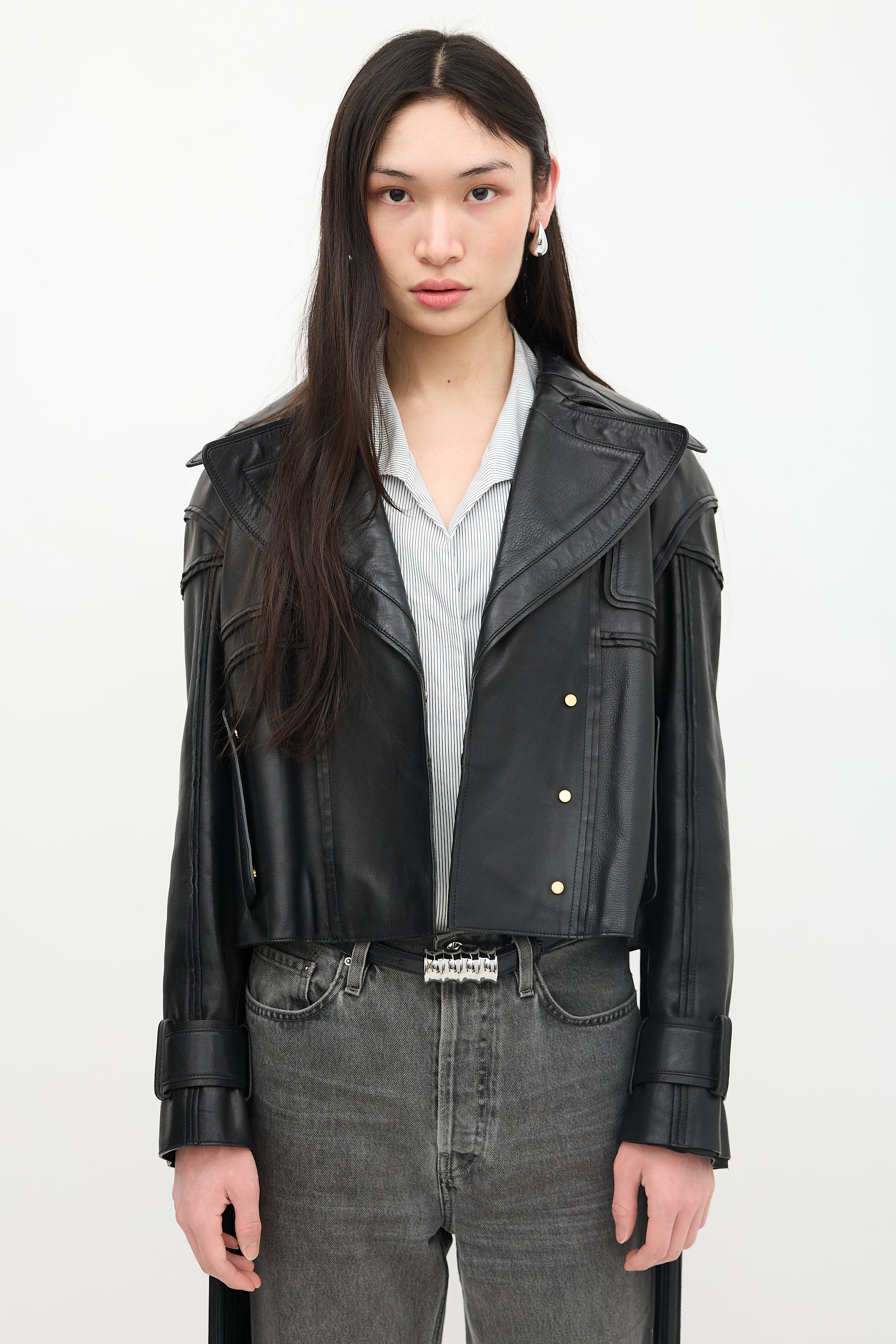 Tom Ford FW 2013 Leather Fringe Jacket