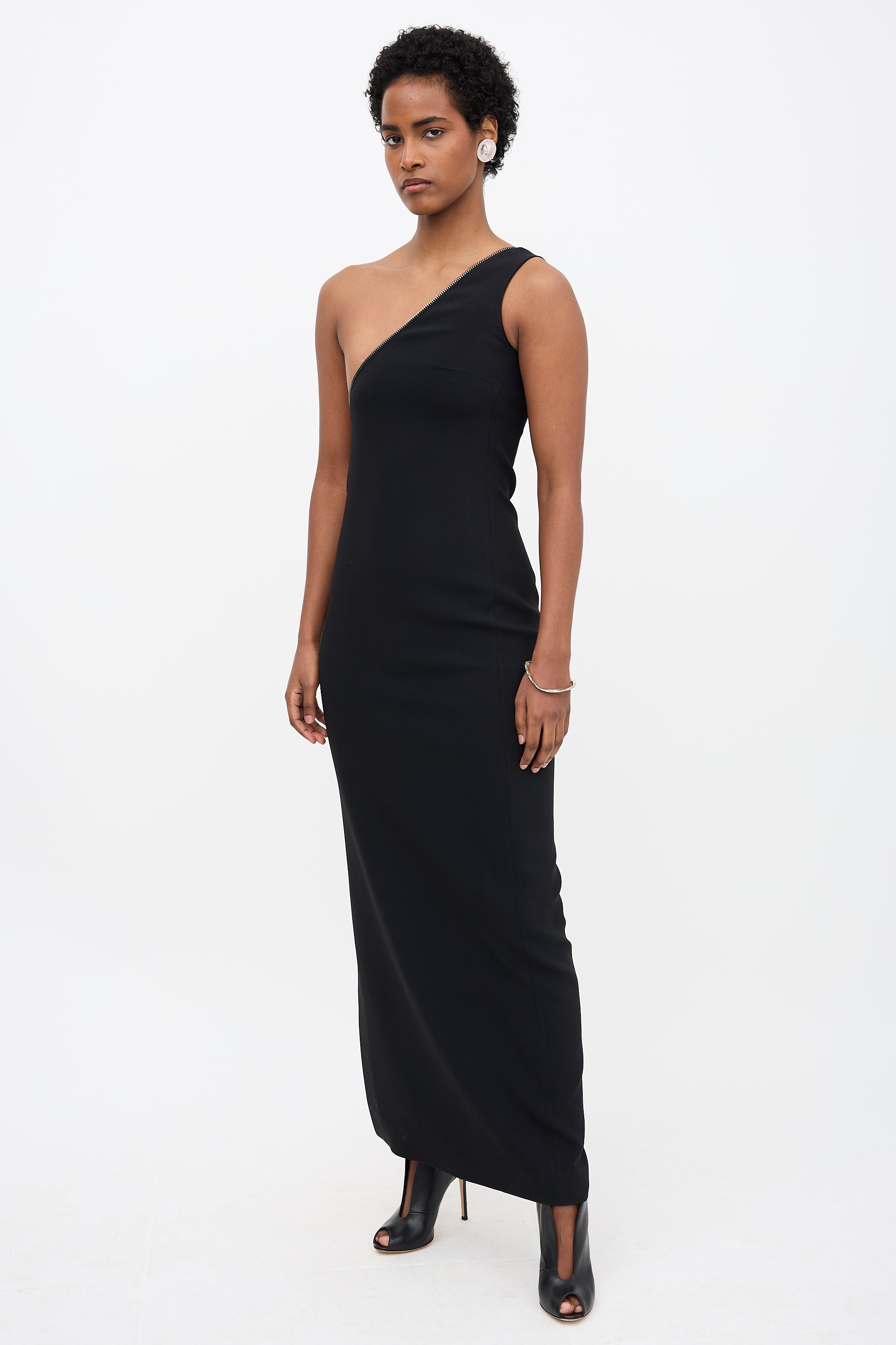Tom Ford One Shoulder Zip Dress