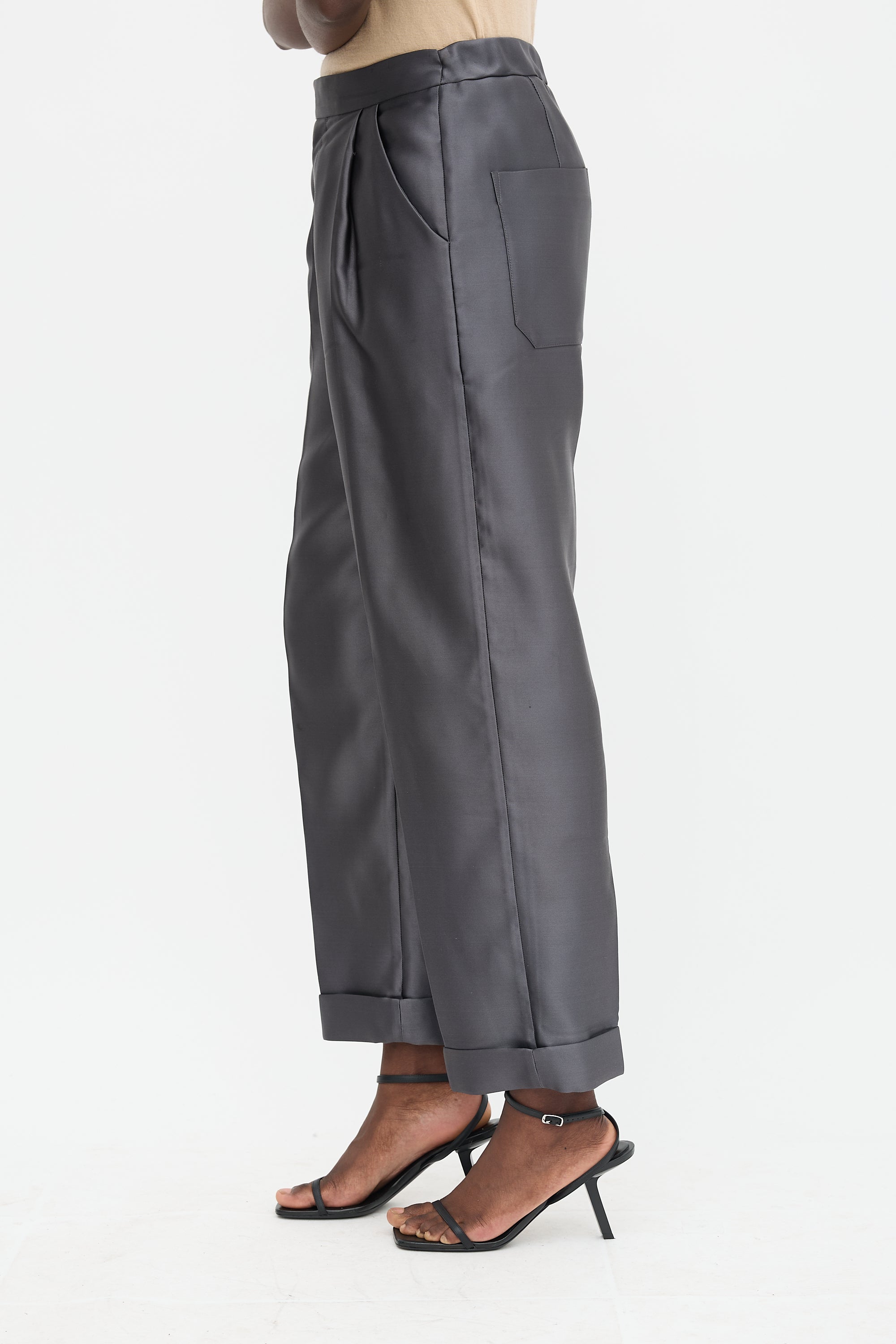Tom Ford Silk Pleated Trouser