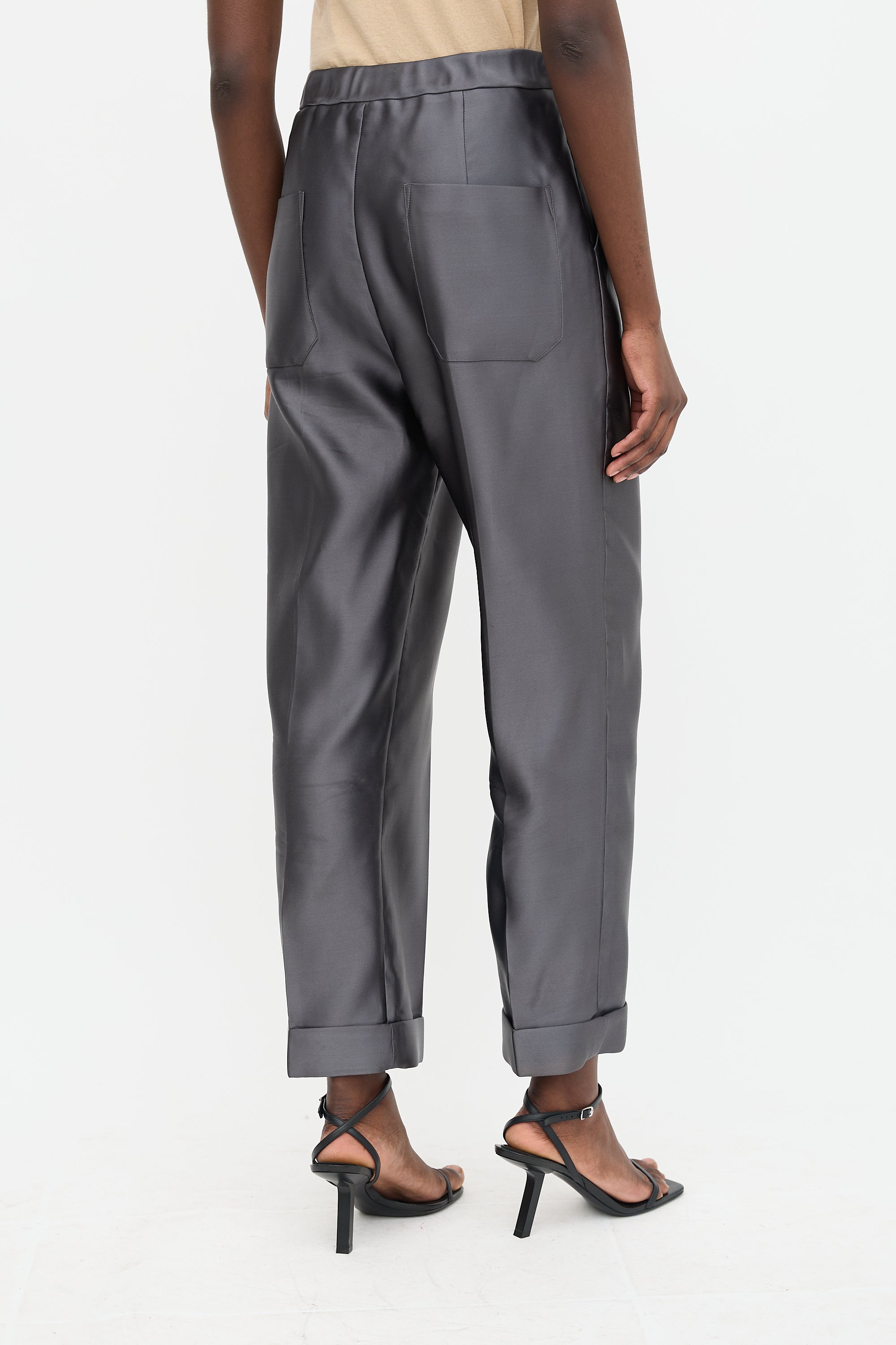 Tom Ford Silk Pleated Trouser