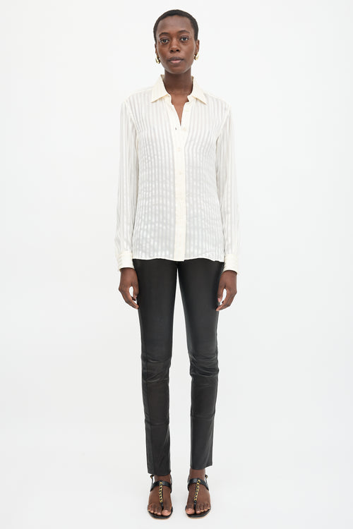 Tom Ford Silk Stripe Blouse